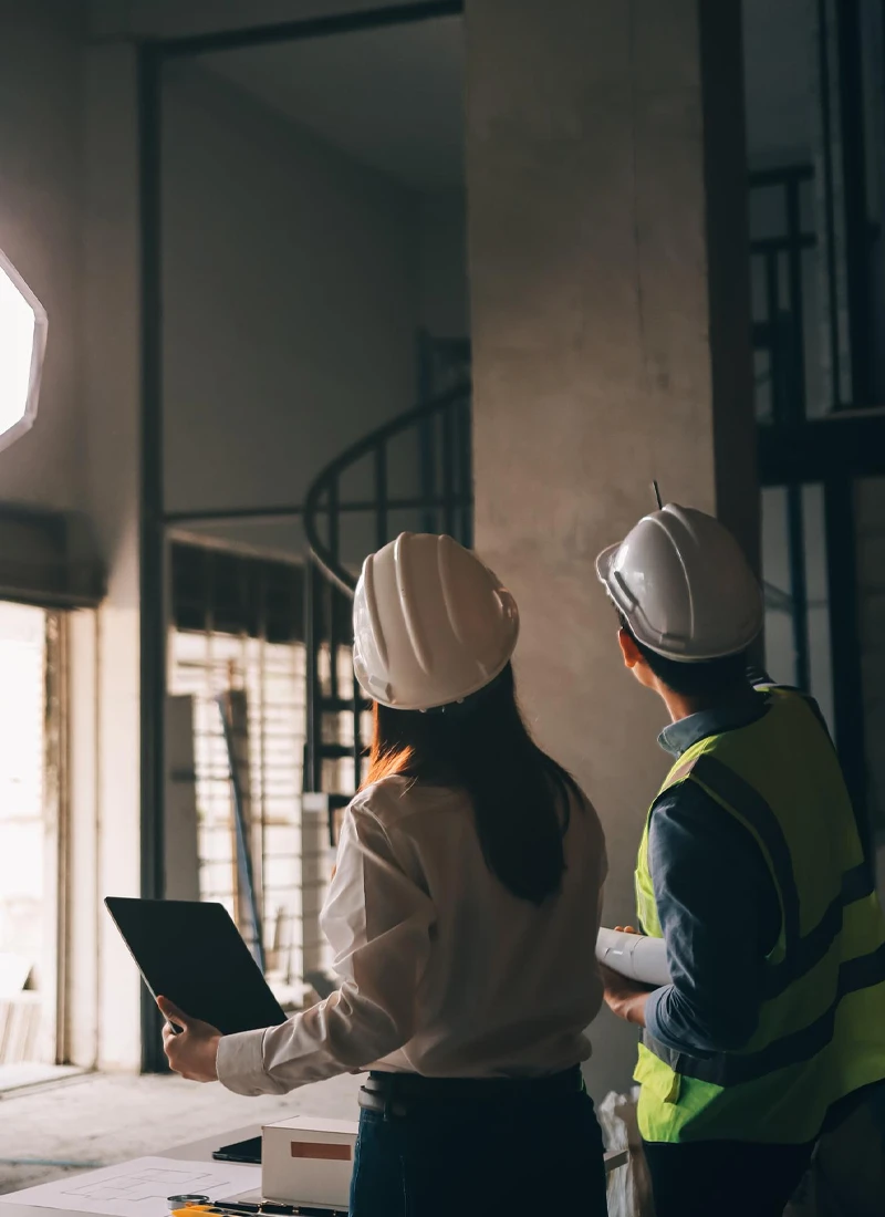 Engenheiro em ambiente de trabalho